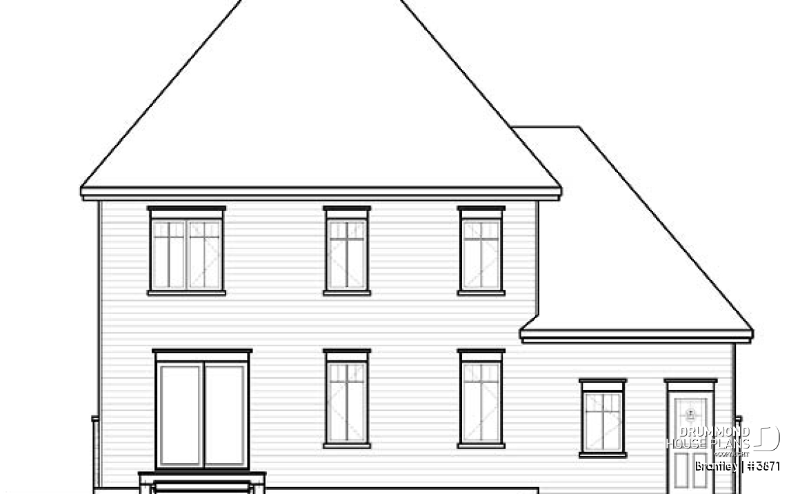 rear elevation - Brantley