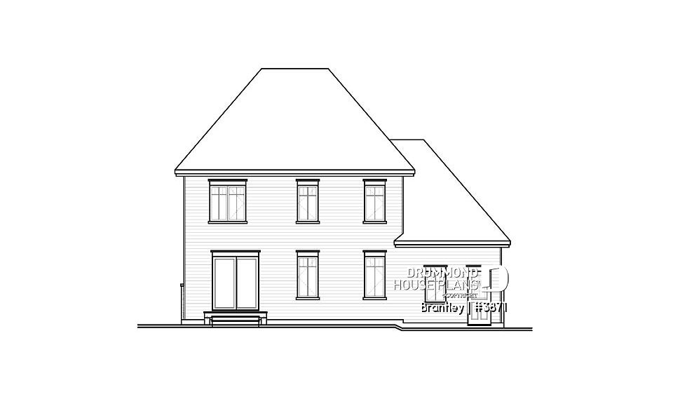 rear elevation - Brantley