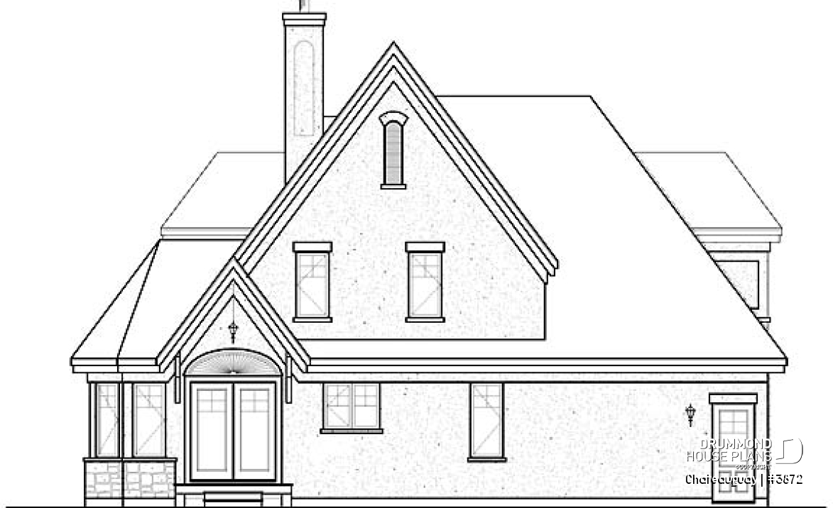 rear elevation - Chateauguay