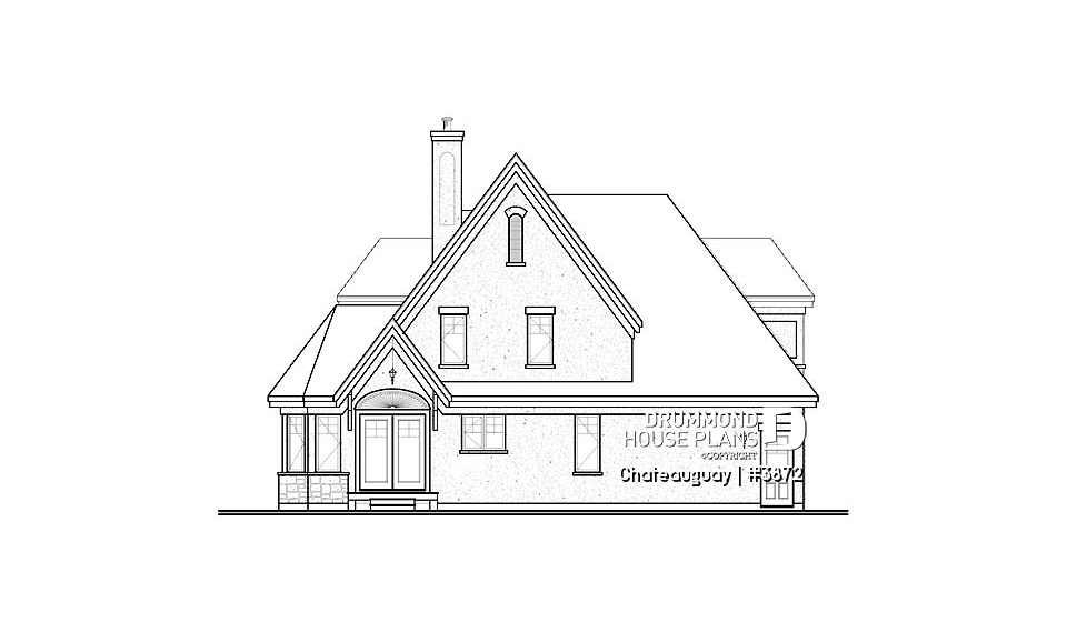 rear elevation - Chateauguay
