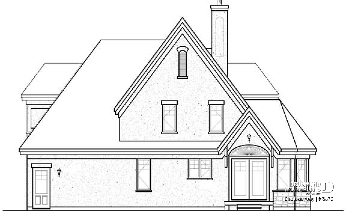 rear elevation - Chateauguay