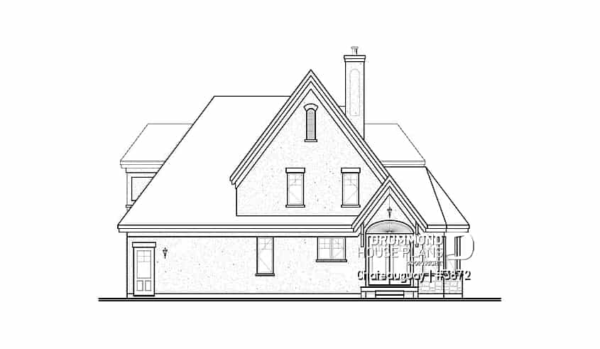 rear elevation - Chateauguay