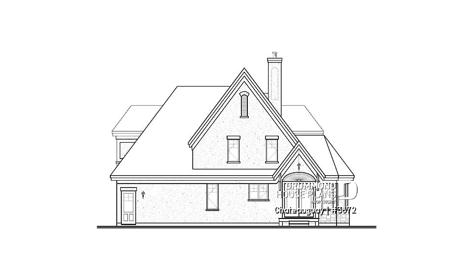 rear elevation - Chateauguay