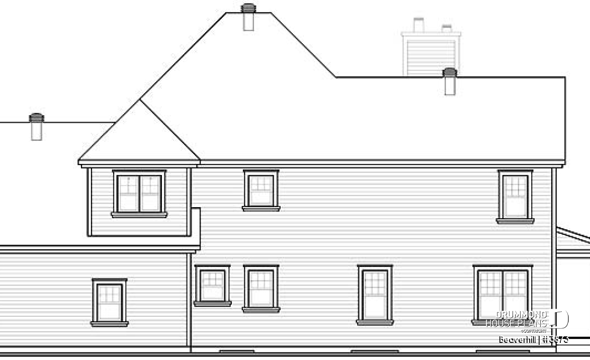 rear elevation - Beaverhill