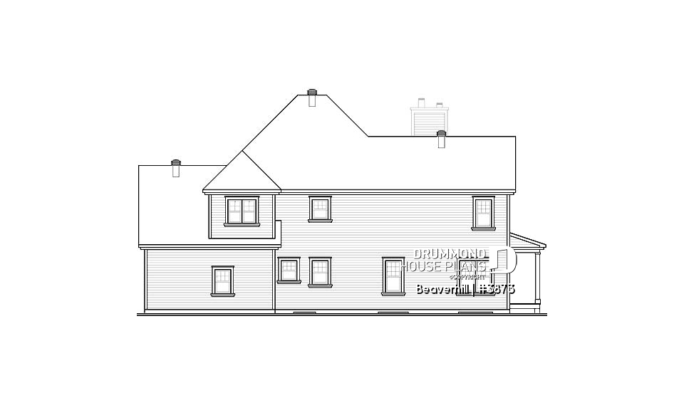 rear elevation - Beaverhill