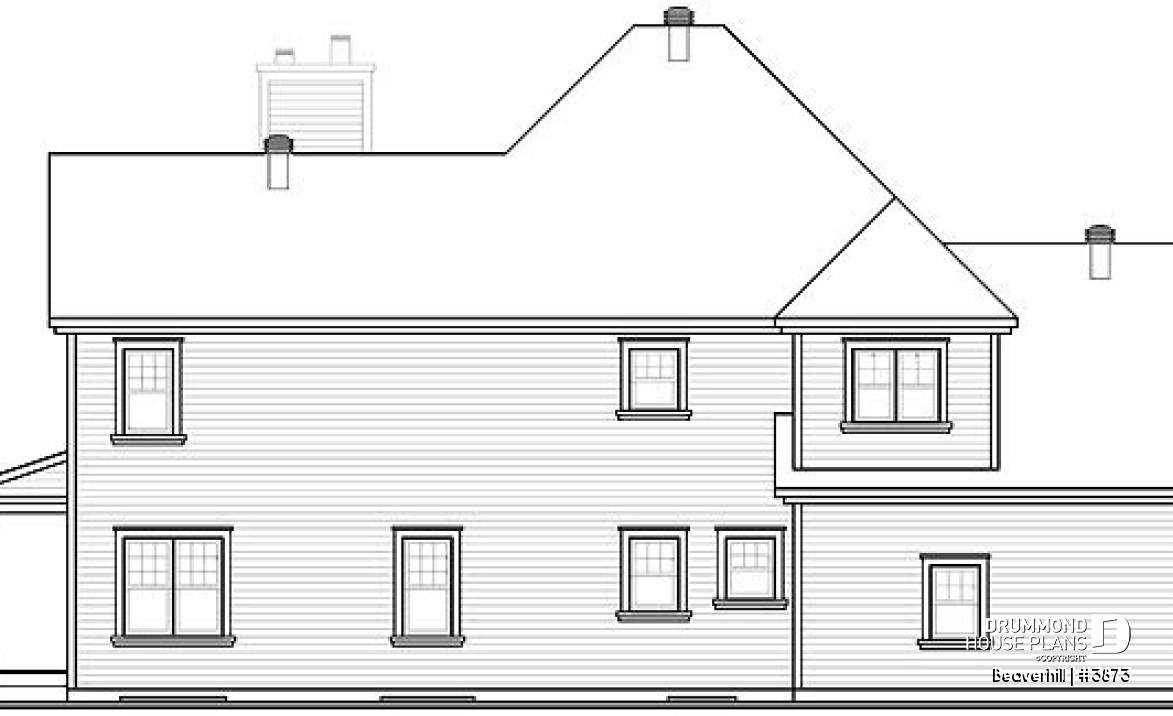 rear elevation - Beaverhill