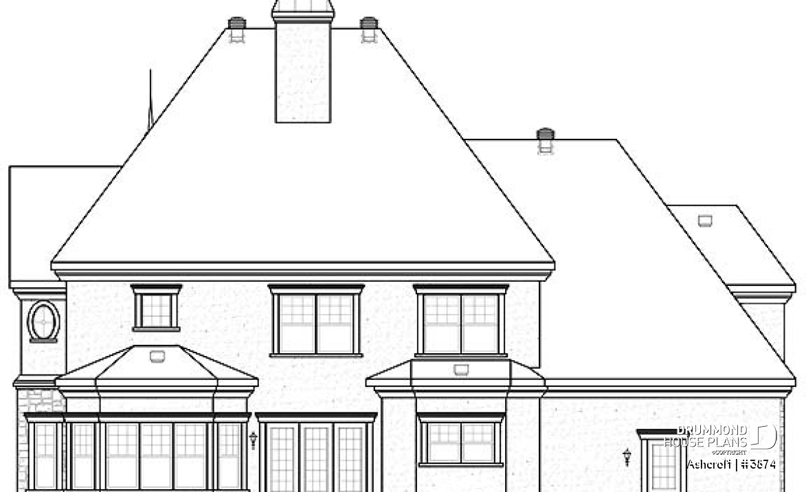 rear elevation - Ashcroft