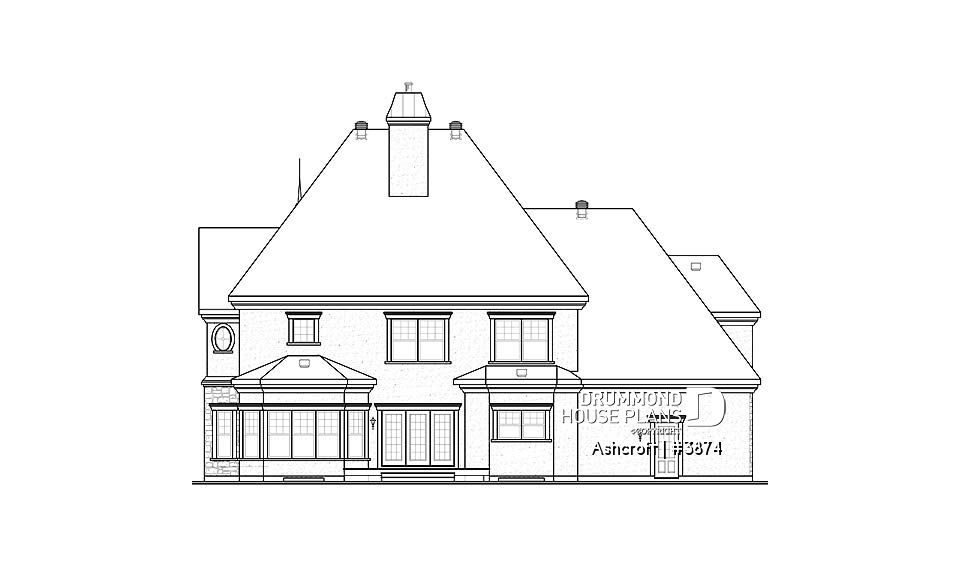 rear elevation - Ashcroft