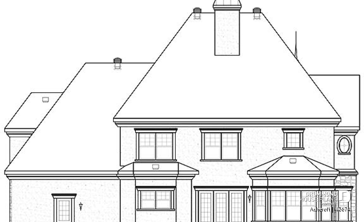 rear elevation - Ashcroft