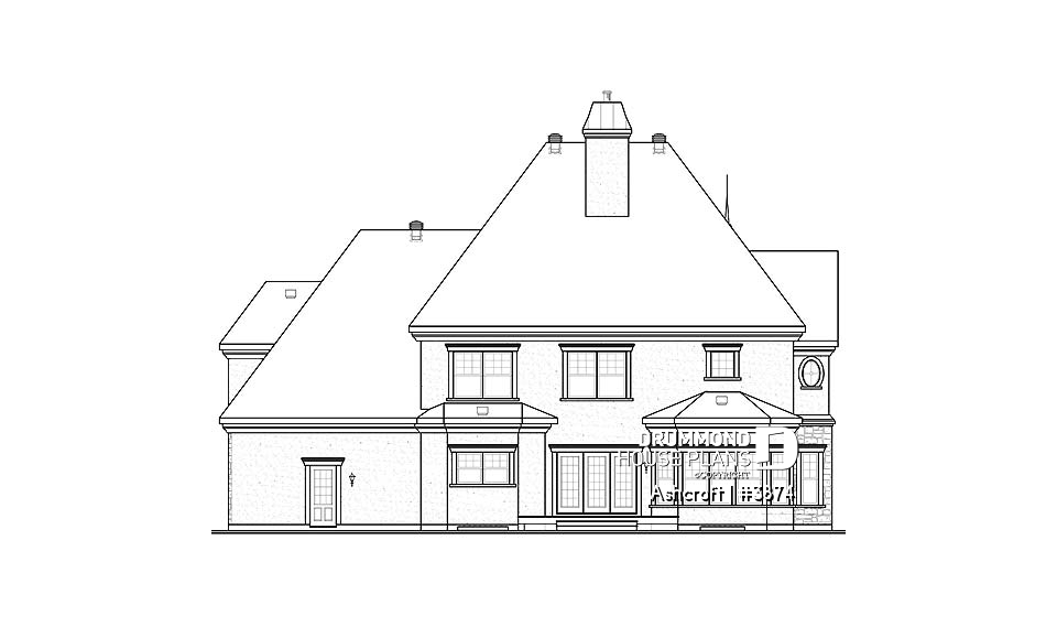 rear elevation - Ashcroft