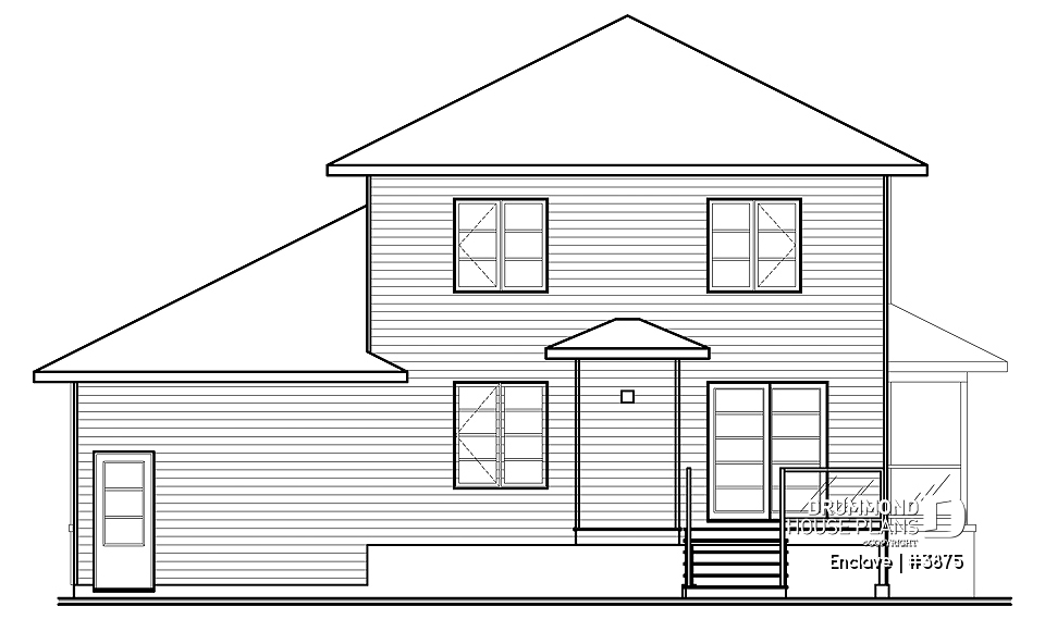 rear elevation - Enclave