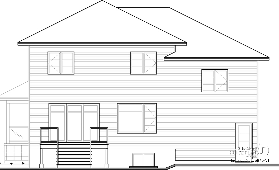 rear elevation - Enclave 2
