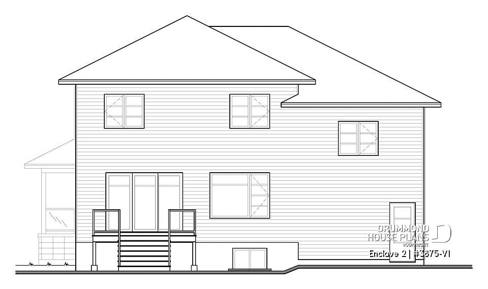 rear elevation - Enclave 2