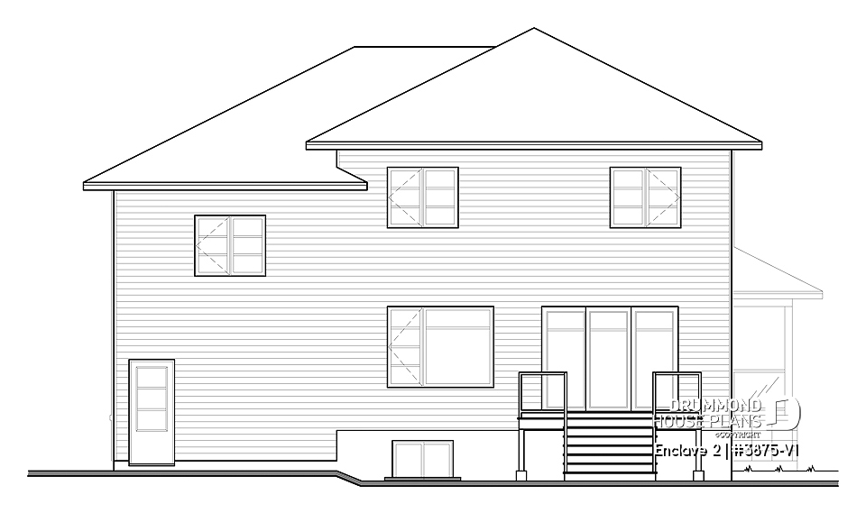 rear elevation - Enclave 2