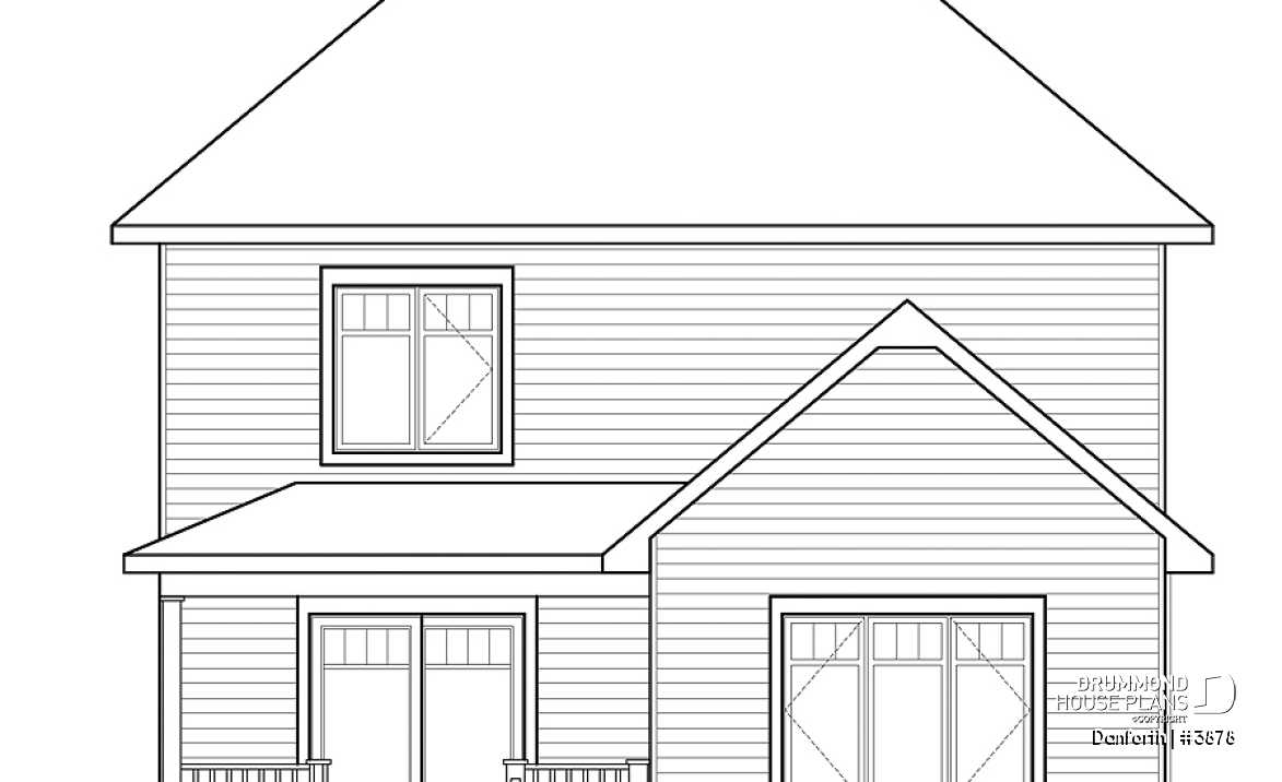 rear elevation - Danforth