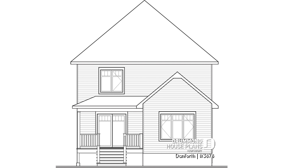 rear elevation - Danforth