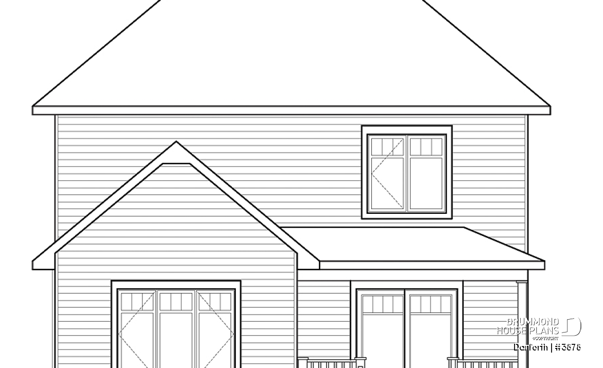 rear elevation - Danforth