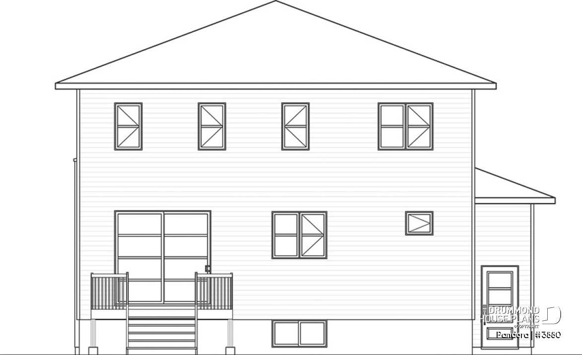 rear elevation - Pandora