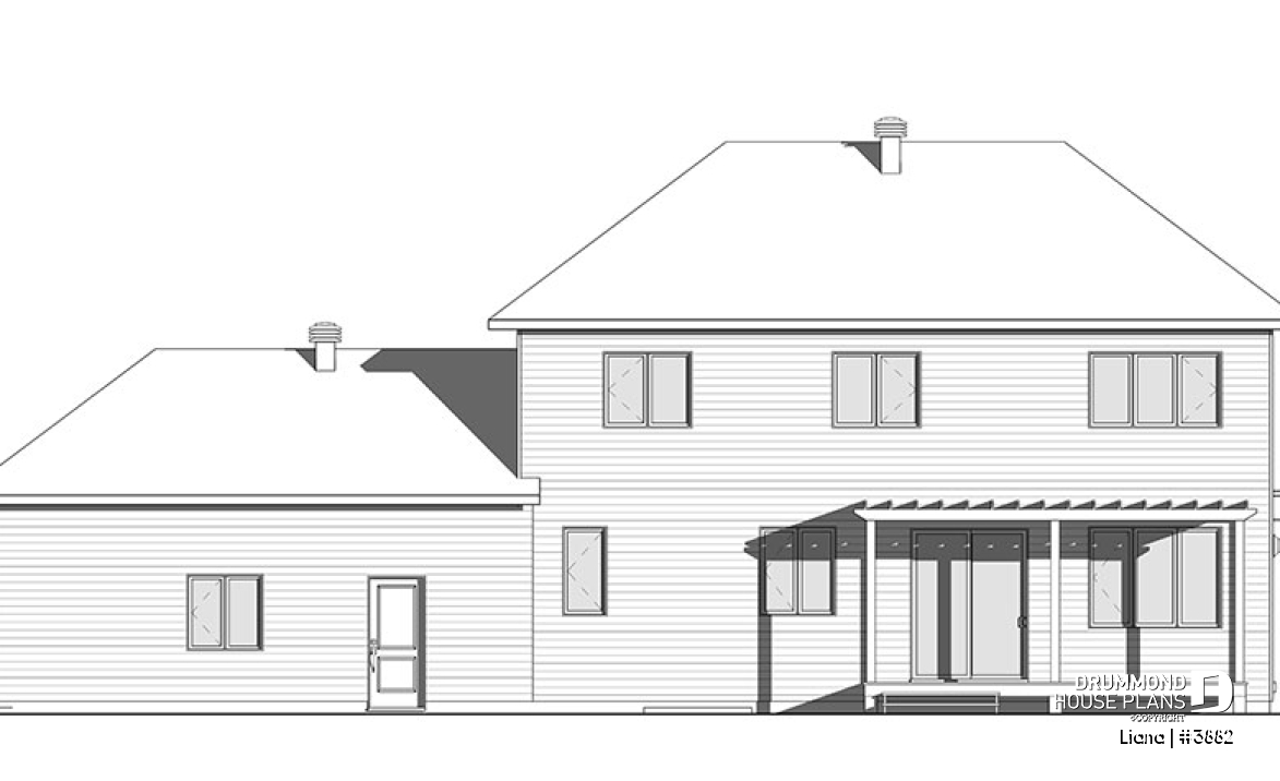 rear elevation - Liana