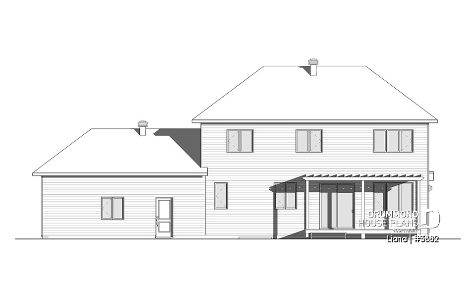 rear elevation - Liana