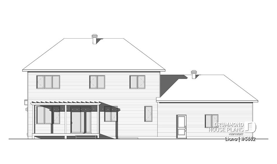rear elevation - Liana