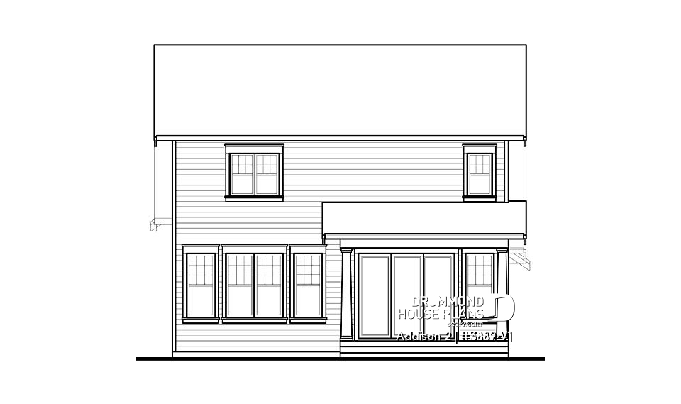 rear elevation - Addison 2