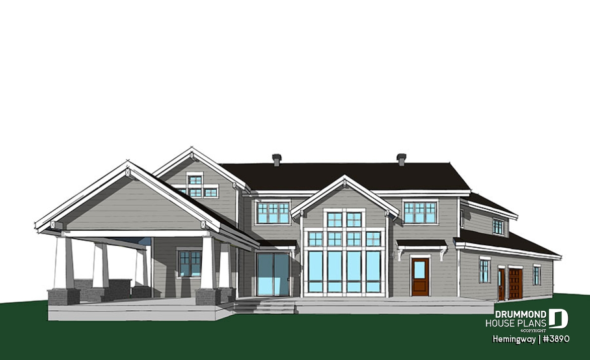 rear elevation - Hemingway