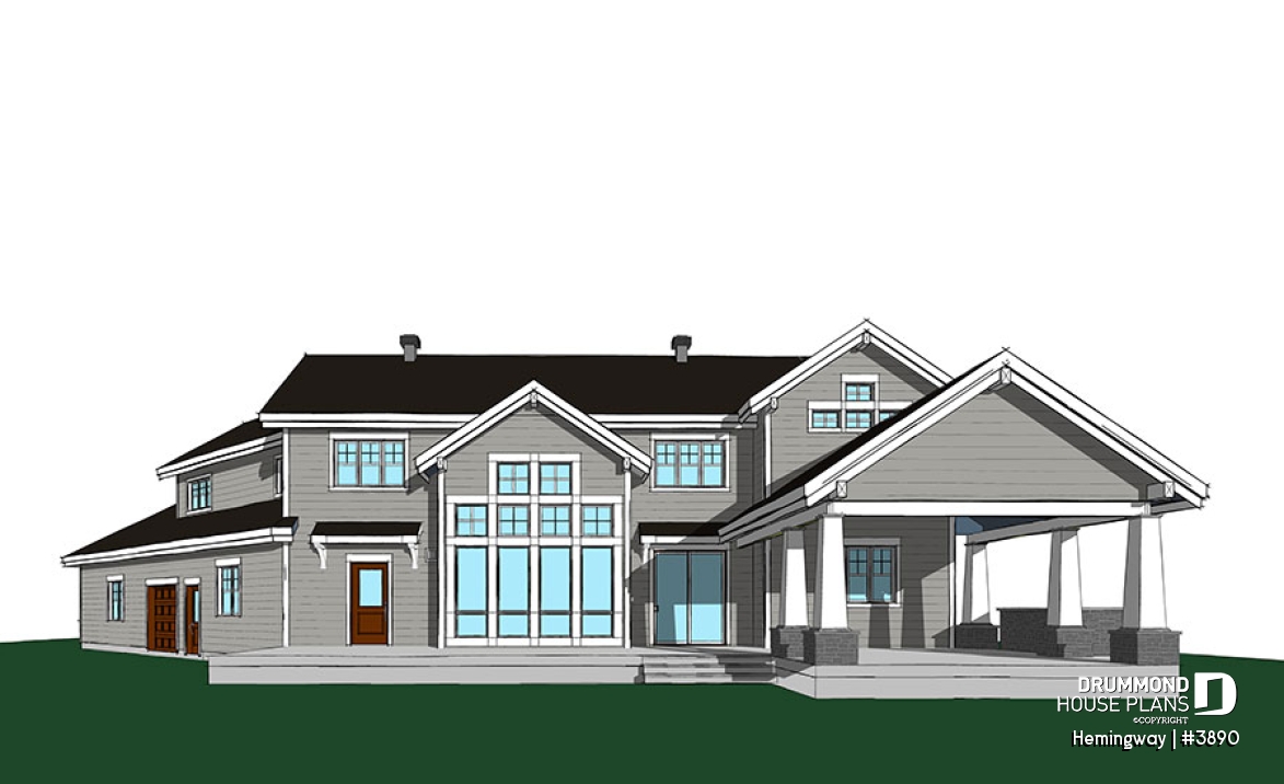rear elevation - Hemingway