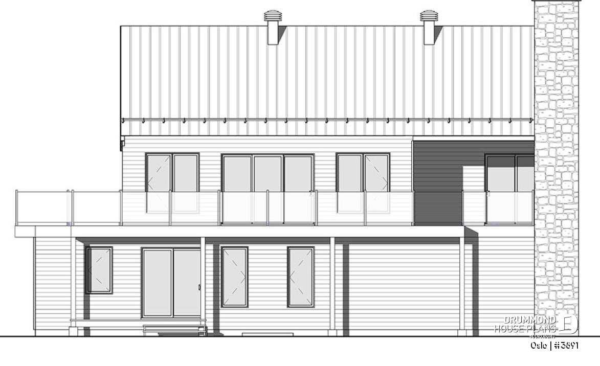 rear elevation - Oslo