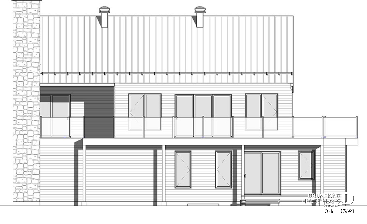 rear elevation - Oslo
