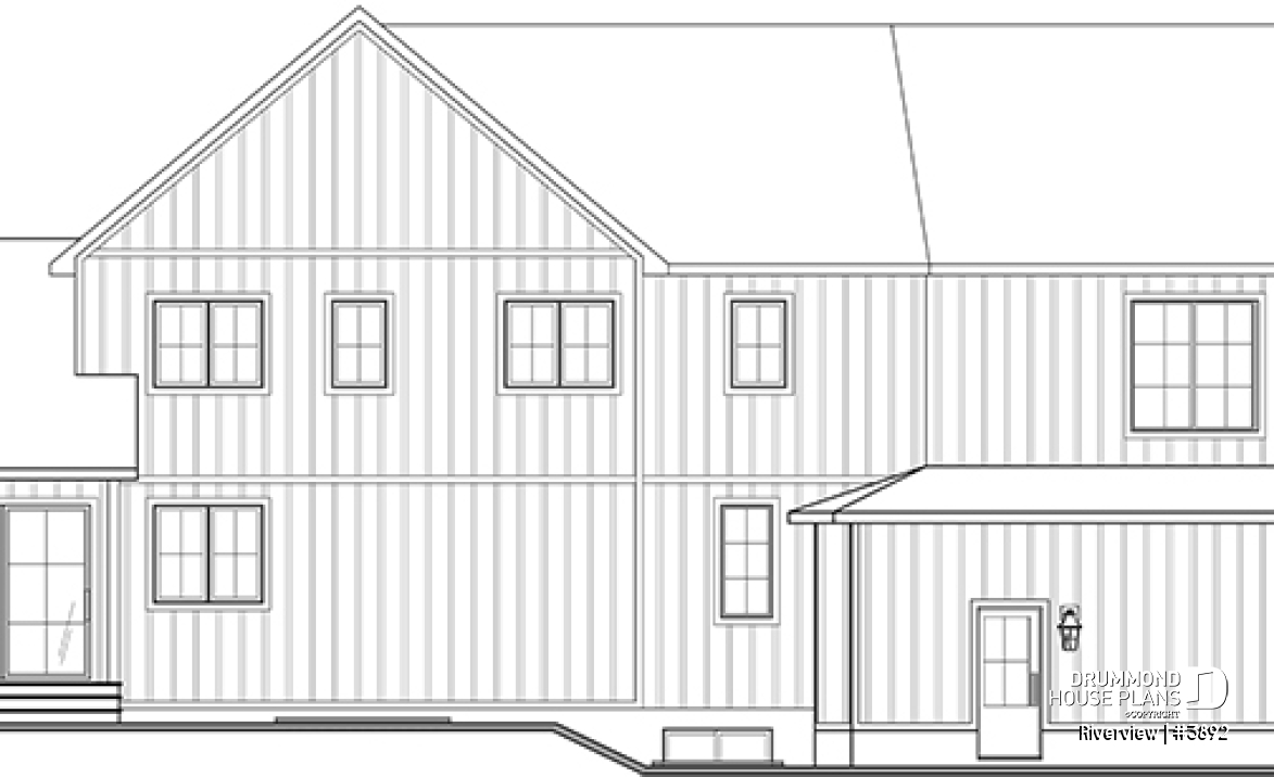 Rear view - BASE MODEL - Riverview
