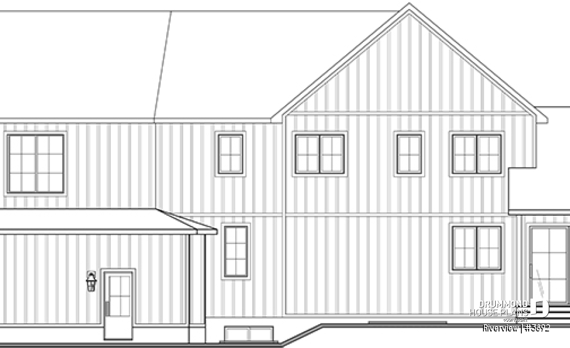 Rear view - BASE MODEL - Riverview