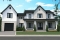 front - BASE MODEL - 3 to 5 bedroom Modern Farmhouse house plan, home office, garage, 2.5 baths, 2 large terraces - Bridge 2