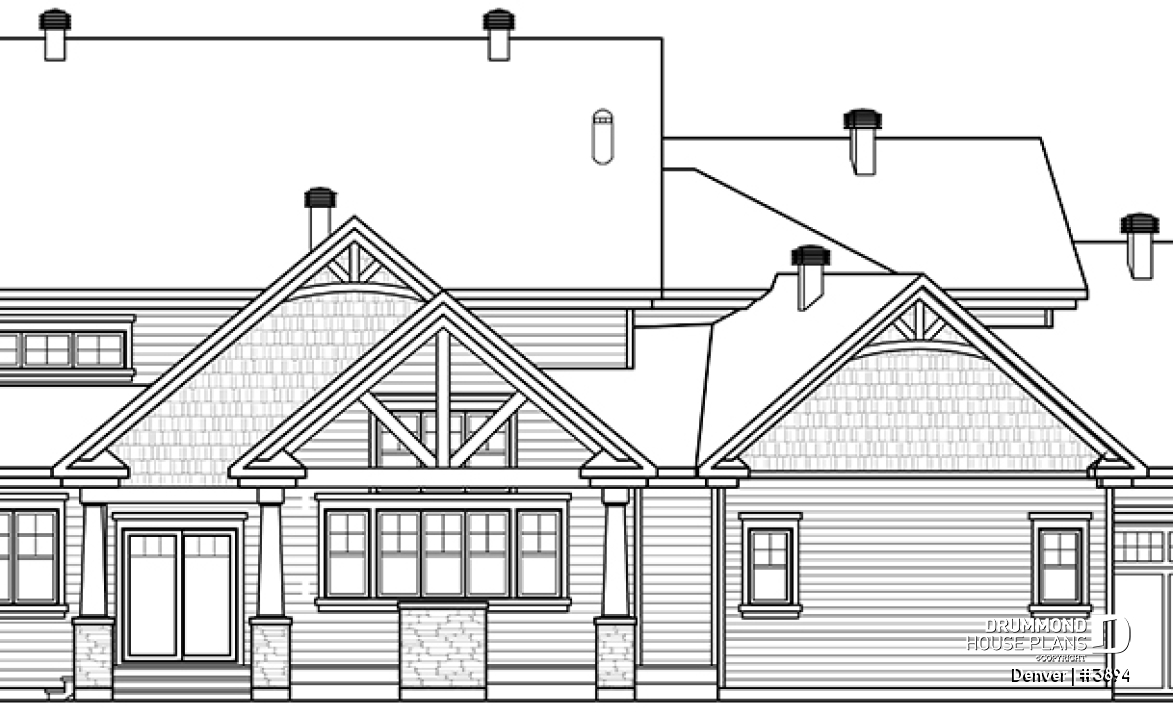rear elevation - Denver