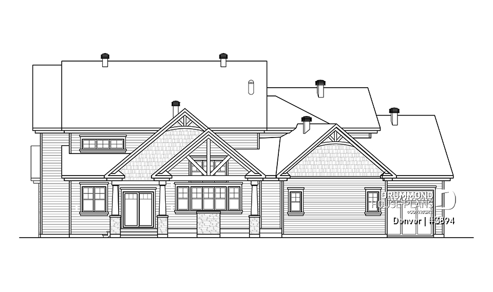 rear elevation - Denver