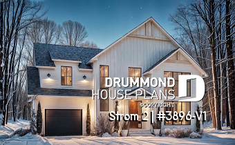 alternate - 2 Storey farmhouse home with up to 6 bedrooms, den, cathedral ceiling in living room, family & living rooms - Strom 2