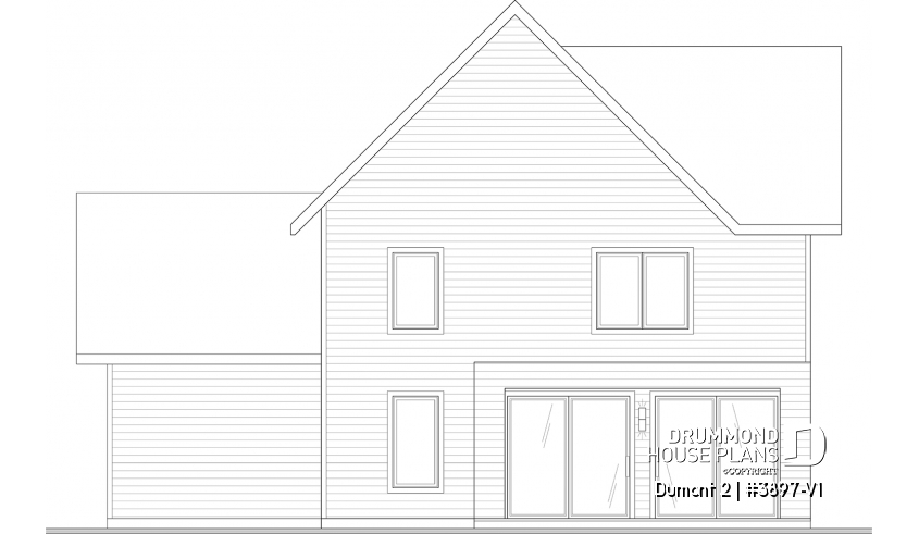 rear elevation - Dumont 2