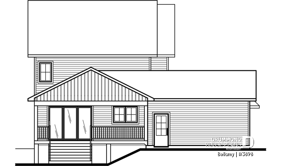 rear elevation - Bellamy
