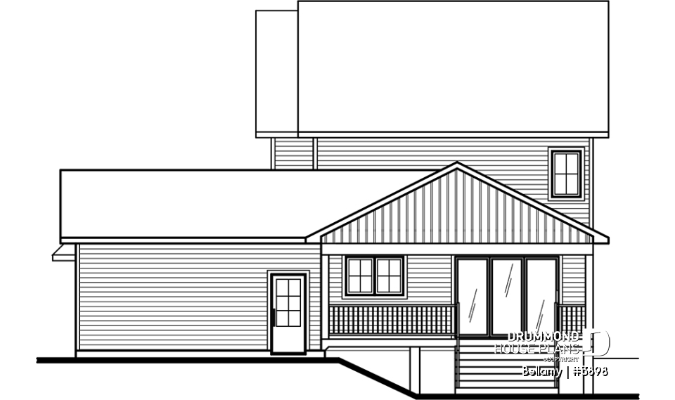 rear elevation - Bellamy