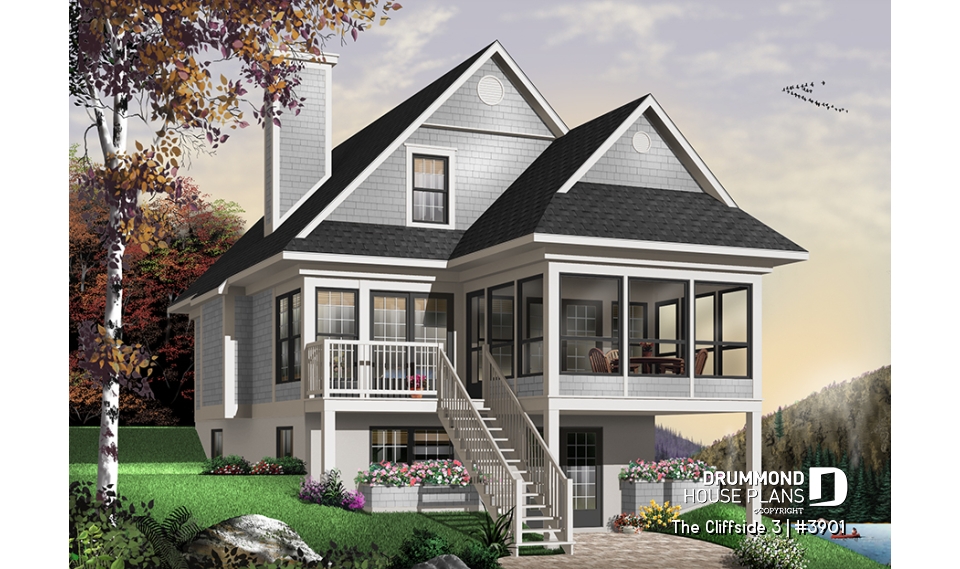 Color version 4 - Rear - The Cliffside 3