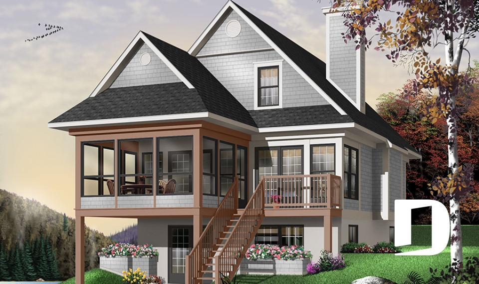 Rear view - BASE MODEL -  - The Cliffside 3