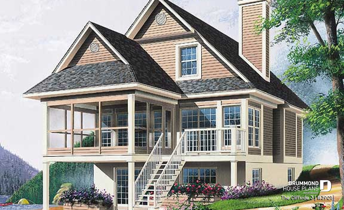 Rear view - ORIGINAL MODEL - The Cliffside 3