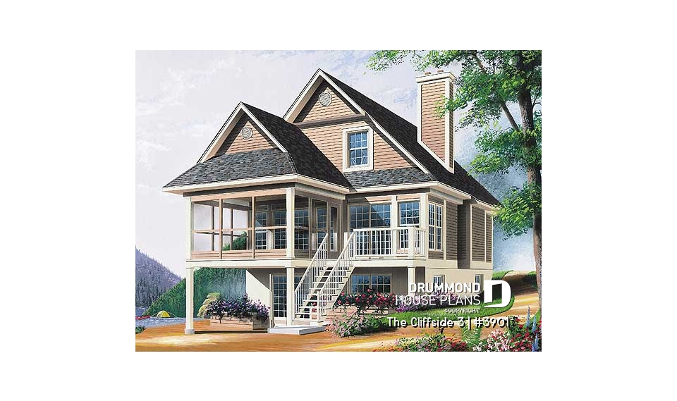 Rear view - ORIGINAL MODEL - The Cliffside 3