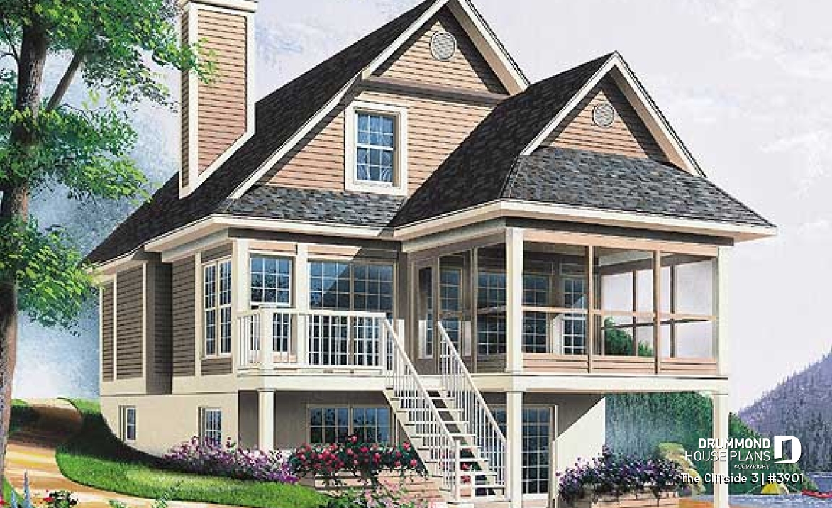 Rear view - ORIGINAL MODEL - The Cliffside 3