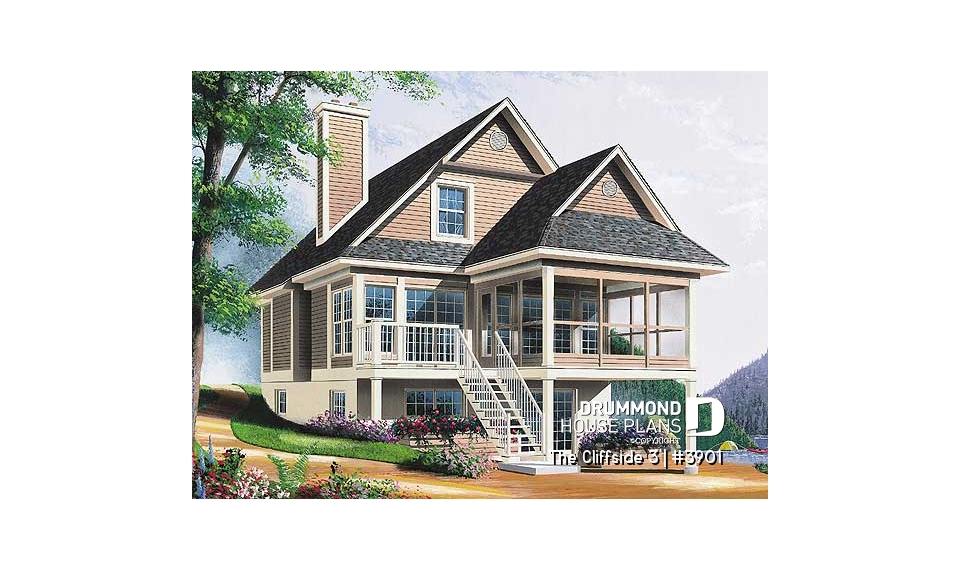 Rear view - ORIGINAL MODEL - The Cliffside 3