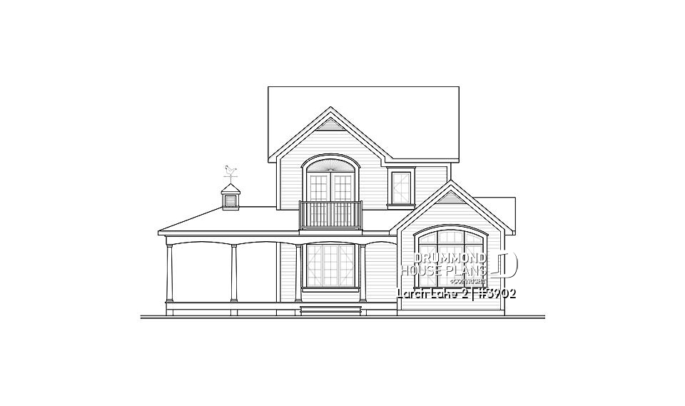 rear elevation - Larch Lake 2