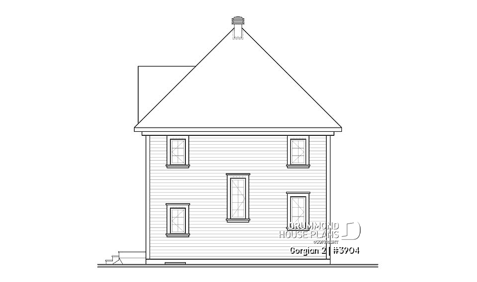 rear elevation - Gorgian 2