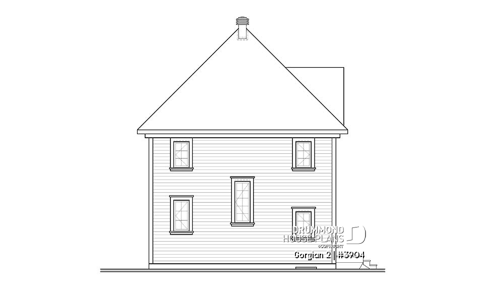 rear elevation - Gorgian 2