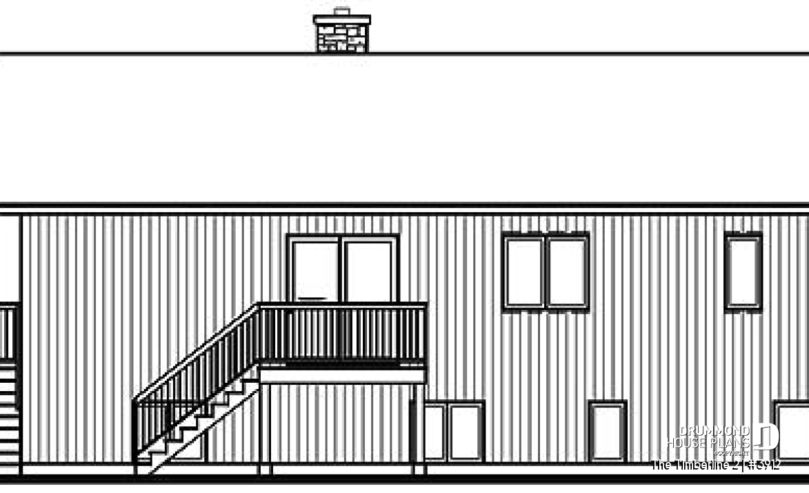 rear elevation - The Timberline 2