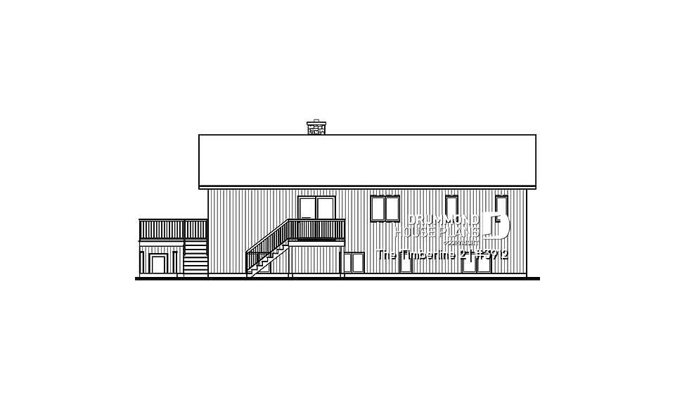 rear elevation - The Timberline 2